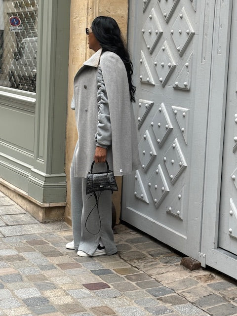 Posh and Polished Ruched Jogger Set