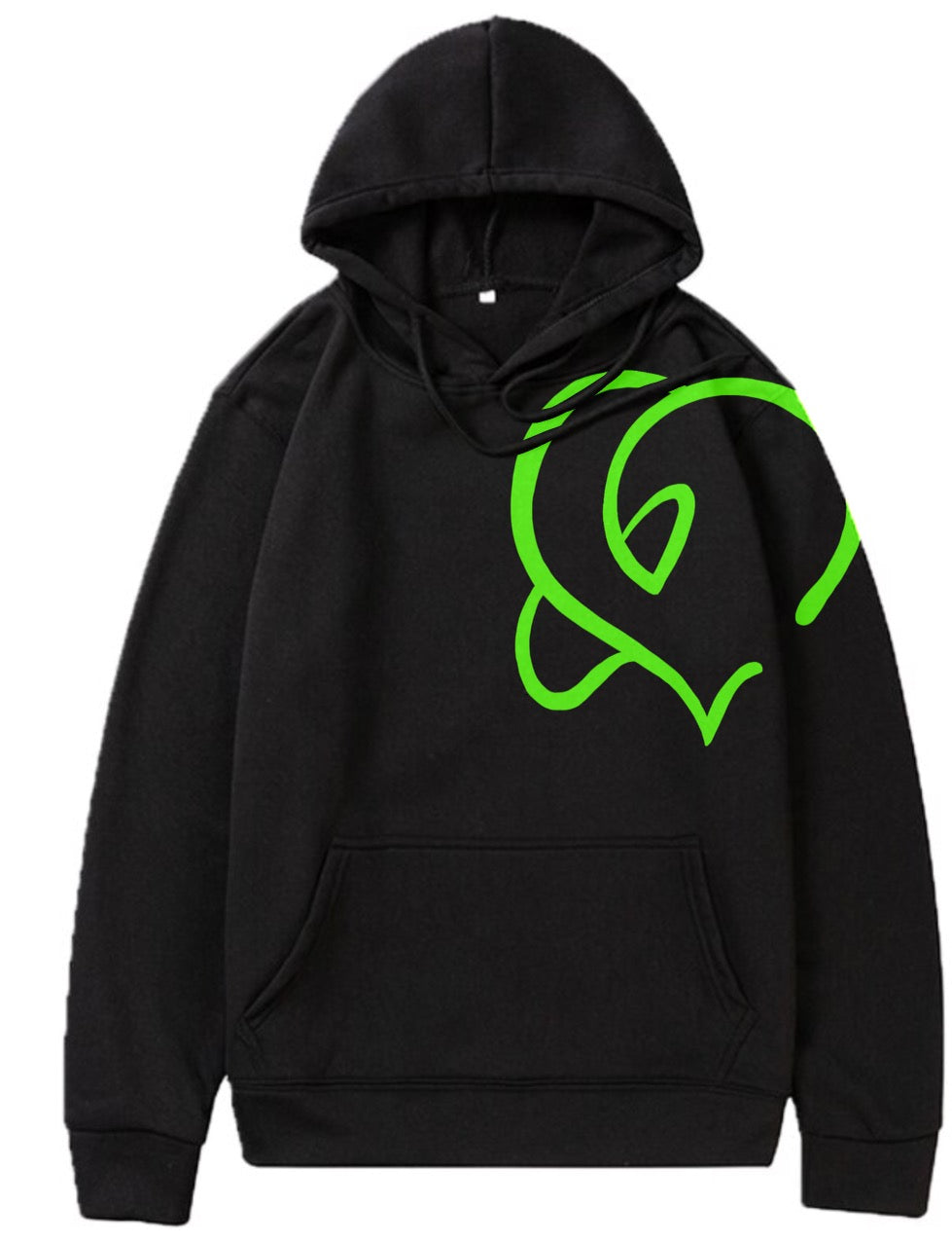 Dolly Green and black hoodie